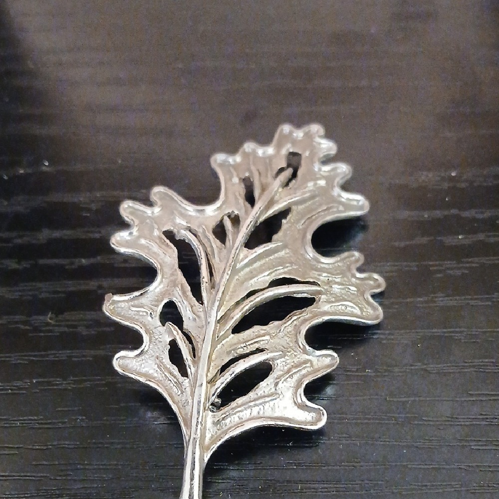 Silver Leaf Decorative Accent